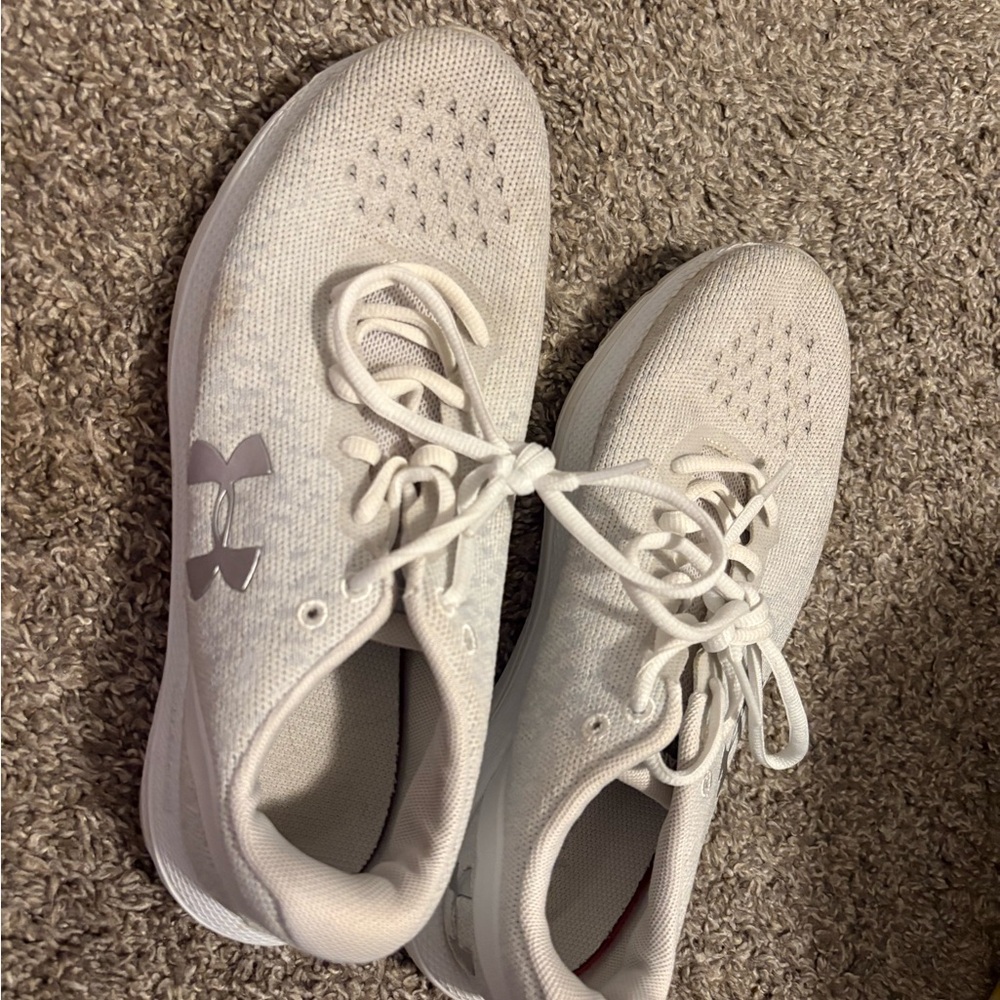 Under Armour Off-White Running Shoes